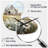 Farmhouse Quiet Retreat II - Asymmetrical Farm Metal Clock, White Wall Clock Print-105566193