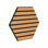 Panneau mural acoustique hexagonal bricolage L 10,2 po x l 11,8 po, placage de bois naturel insonorisé (ensemble de 8)
