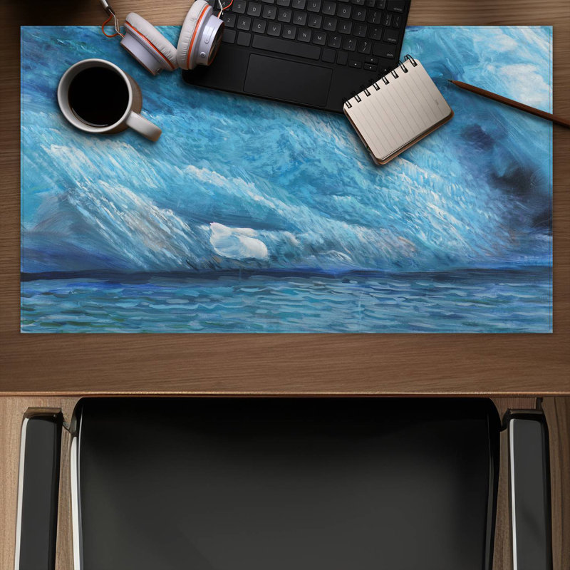 Icebergs - 14.00"x24.25" Desk mat