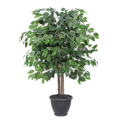 Ficus artificiel 4 ', contenant en plastique