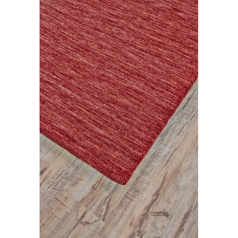 Tapis rouge en laine Yarel, Rectangle 2 pi x 3 pi