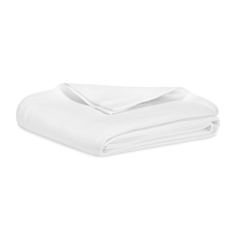 White Lattice King Coverlet, Twin