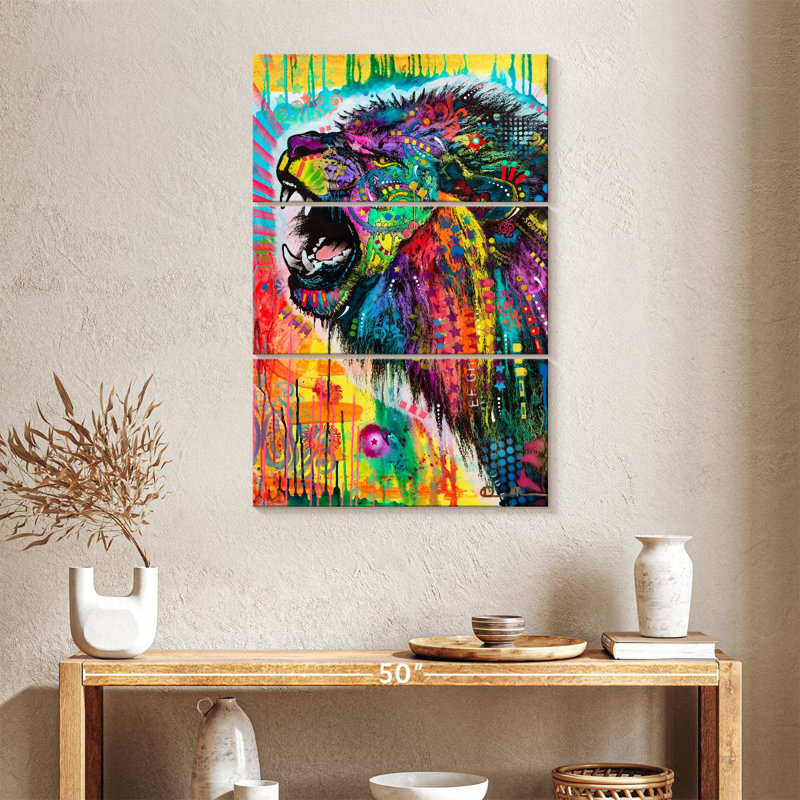 Brampt South African Lion, 38" H x 24" W