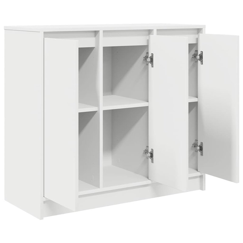 Sideboard 85X34x76 Cm Engineered Wood, White