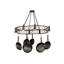 Revival Deco Oblong Handcrafted Hanging Pot Rack