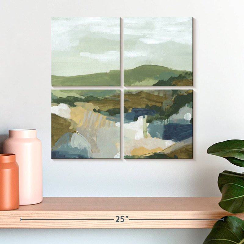 Plein air primitif II, H 18 po x l 18 po