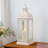 19''H Rustic Style Metal Candle Lantern-260987542
