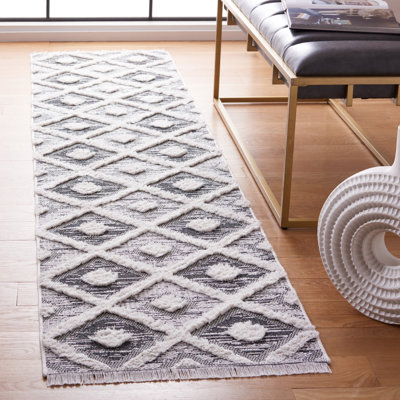 Tapis noir / ivoire Augustine 730