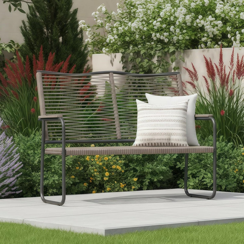 118.11cm Wide Straight Patio Sofa