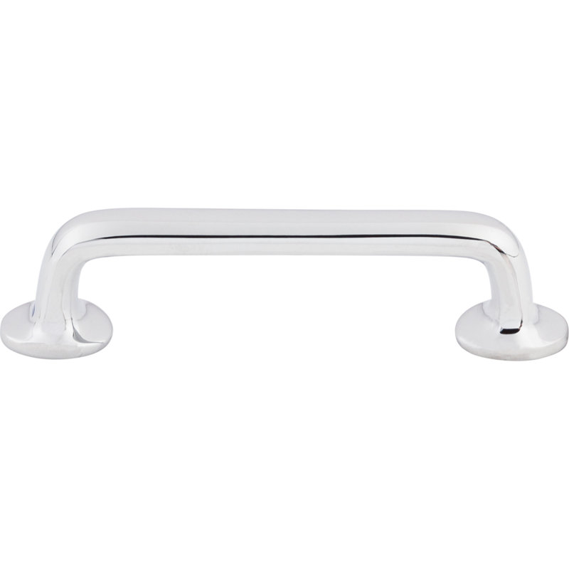 Aspen II Rounded 12" Center to Center Appliance pull, Polished Chrome, 4" Center to Center
