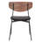 Ryker 17.75'' H Leather Upholstered Armchair-133240044-133361216