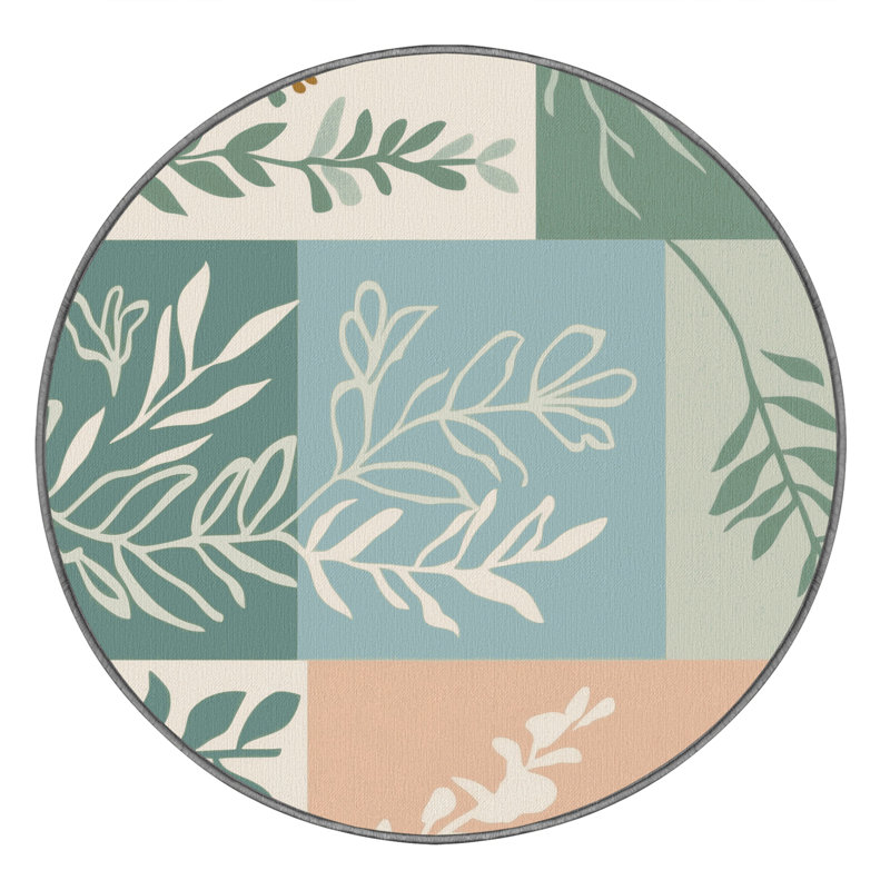 Garden Shadows Rug, Round 3'