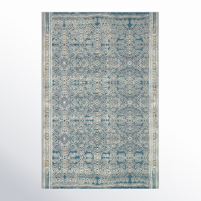 Davana Ocean Geometric Outdoor Rug