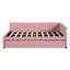 Lit de jour rembourré avec couchette simple pour canapé-lit, pas de sommier tapissier, tissu en lin-1945126662-1945126661