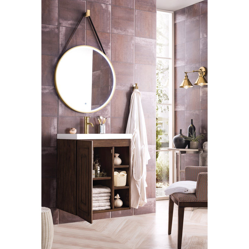 Alicante 24'' W Single Vanity, Mid-Century Acacia