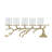 10.4'' H Aluminum Tabletop Candelabra
