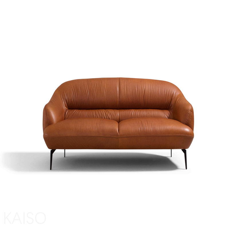 Cognac Leather Sofa