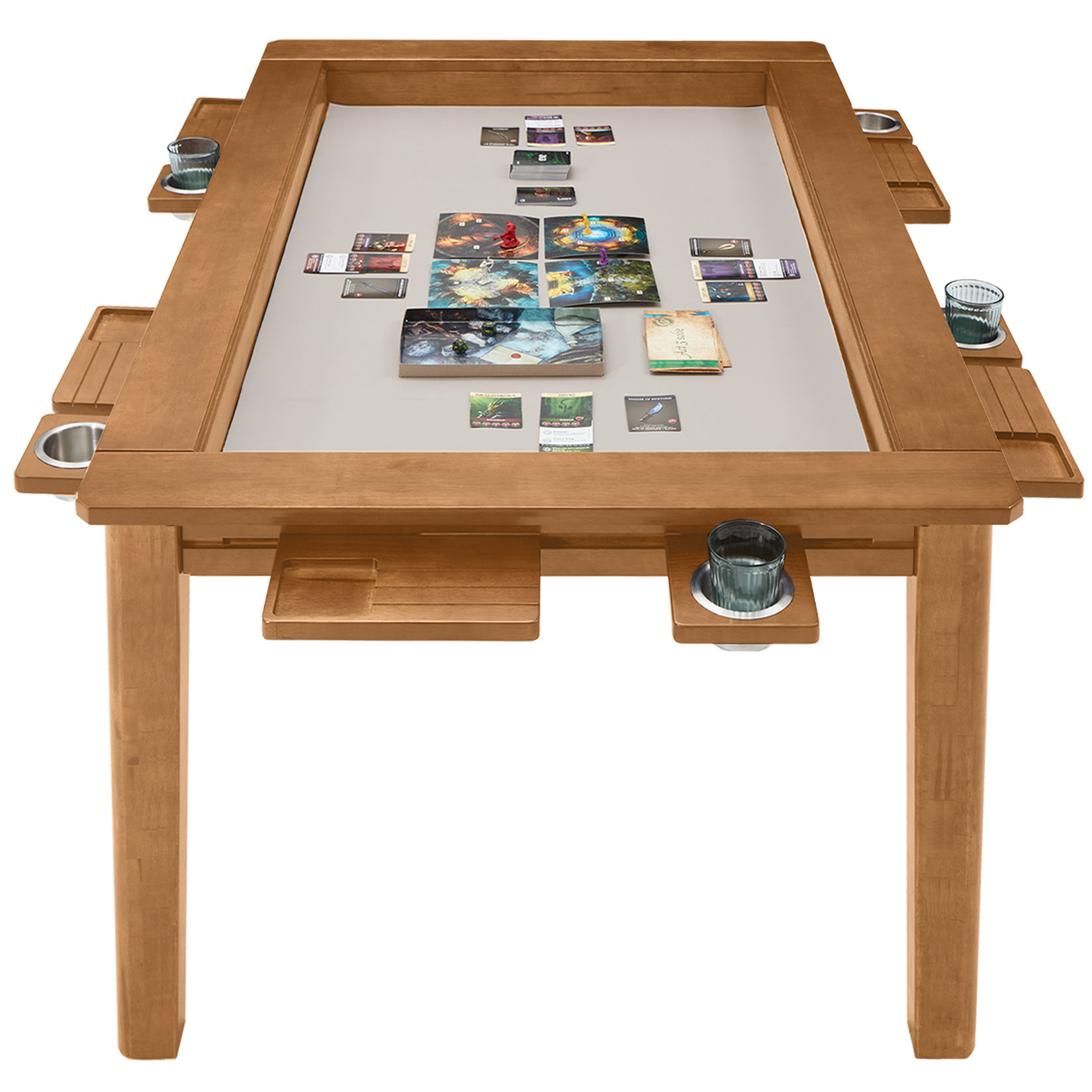 Solid Wood Board Game Table