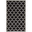 Tapis géométrique anthracite / ivoire Ammundsen-1500924746