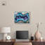 Toile Stellar Shard Core, art de la géode bleue par Art Remedy-115150565-115150568
