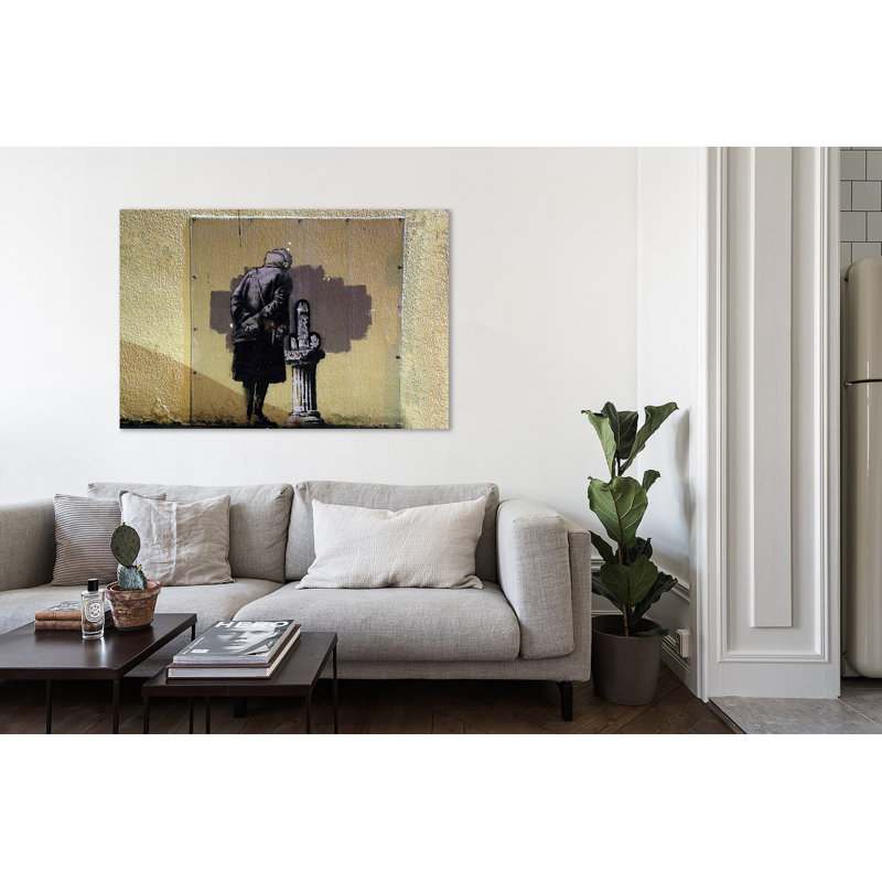 Art Buff by Banksy - Wrapped Canvas Print, 30cm H x 46cm W x 4cm D
