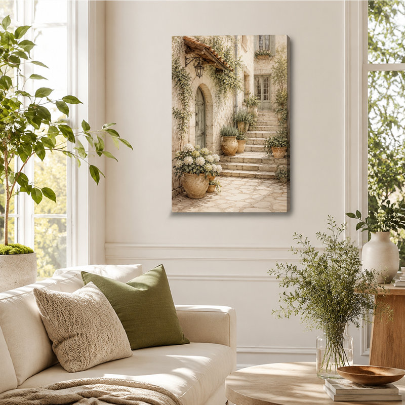 Peinture sur toile Méditerranée, 12 * 18 pouces (30 * 45 * 2cm)