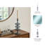 Sagebrook Home 11X4" Retro Bubble Taper Holder, Blue-1008191166