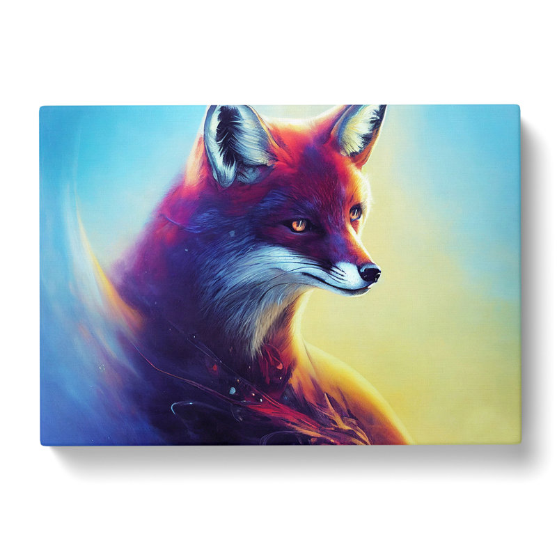 Great Fox - Wrapped Canvas, 35cm H x 50cm W x 3cm D