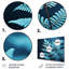 «Ferns Turquoise Whimsy III», ensemble d'impressions d'art mural en métal floral