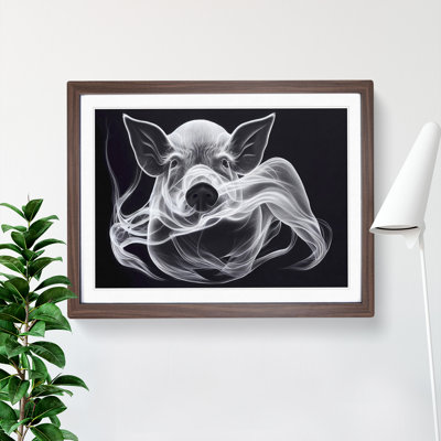 Smokey Pig - Framed Print