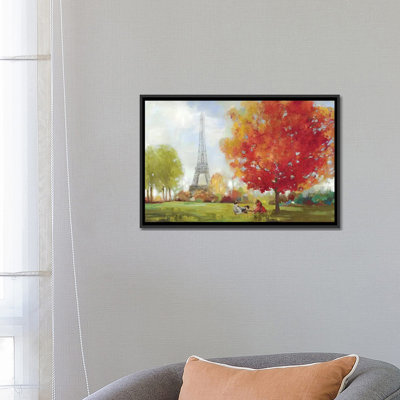 «Paris Field» par Allison Pearce, reproduction d'art sur toile tendue