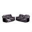 Causeuse inclinable avec housse de console centrale