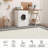 Modern Machine Washable Rug Bordered Design Non-Slip Low Pile Rubber Backing Area Rug for Living Room Bedroom Kitchen Dining Room-985809577