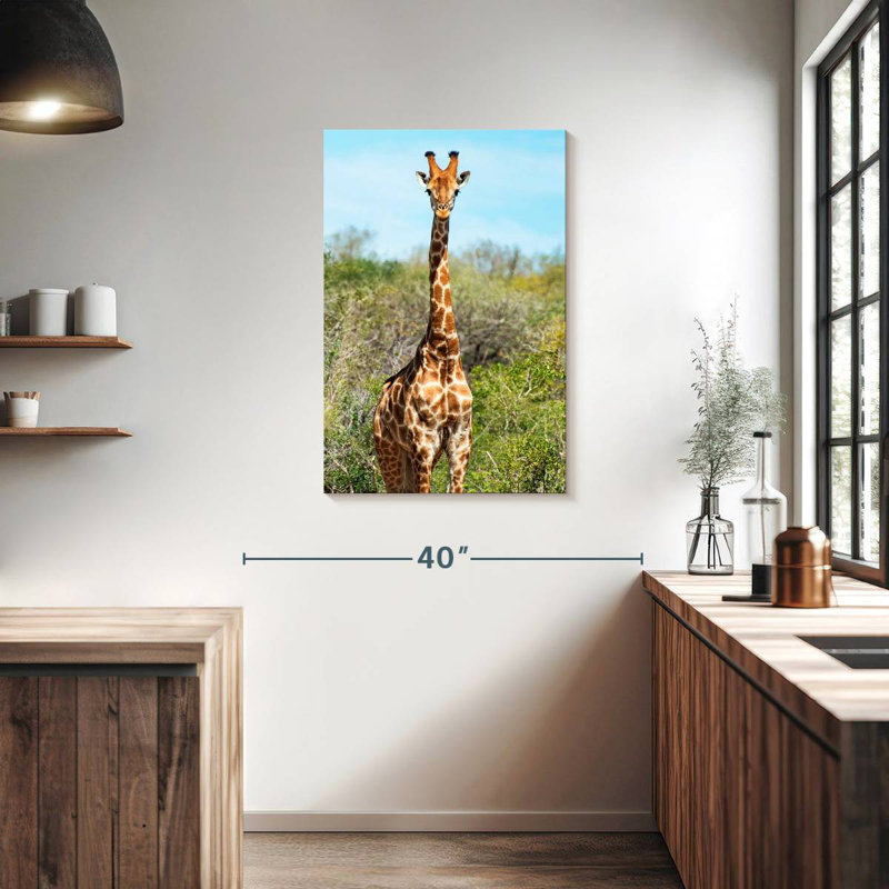 Brampt Awesome Afrique du Sud - Portrait de girafe I, H 36 po x l 24 po