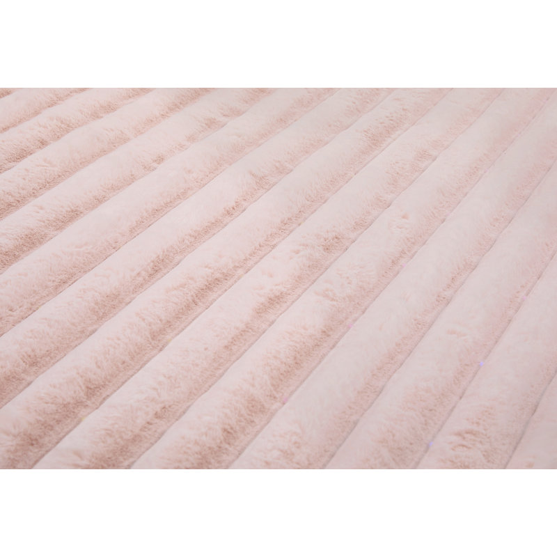 Tapis en mousse à mémoire de forme personnalisable à DEL, Rose