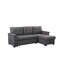 Canapé-lit modulaire réversible gris foncé Ashlyn-2146466156