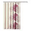 Rideau de douche simple à imprimé floral 100% coton Lola-32740819-32740818