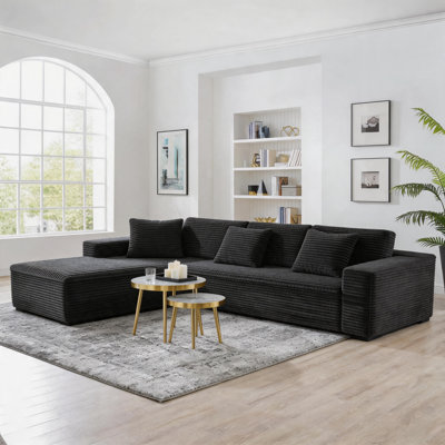 Canapé modulaire 104,3 po avec méridienne en L