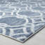 Tapis bleu marine à motif géométrique Hedersett-662644522