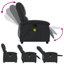 Fauteuil de massage en cuir véritable-672474820