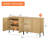 Union Rustic 31.5" Reeded Baby Dresser With Doors, Wooden Kids Dressers With Storage, Modern Small Dressers Set Of 2 For Bedroom, Nursery, Hallway-706558638