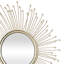 Ensemble de miroirs muraux en métal