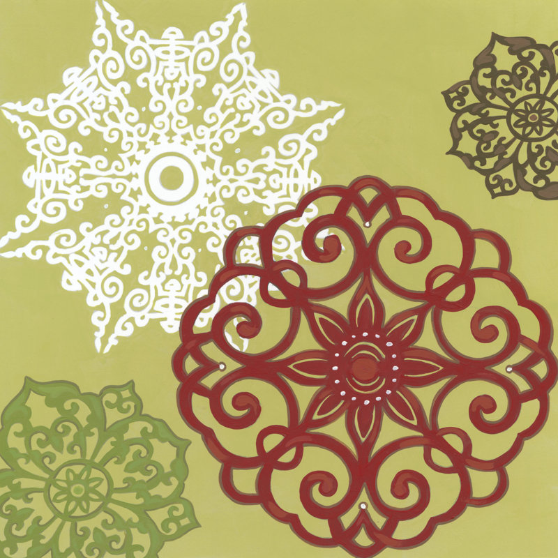Winter Lace I - Wrapped Canvas Print, 122cm H x 122cm W x 3.8cm D