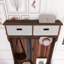 Hall Tree With 6 Hooks And Hinged Lid, Coat Hanger, Entryway Bench-114201677