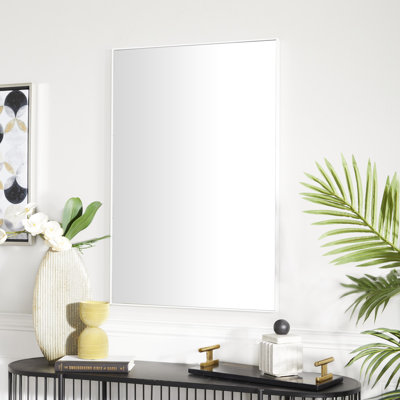 Wooden Minimalistic Wall Mirror with Thin Frame