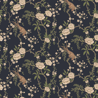 Lady Charlotte Birdsong 10' L x 24" W Wallpaper Roll