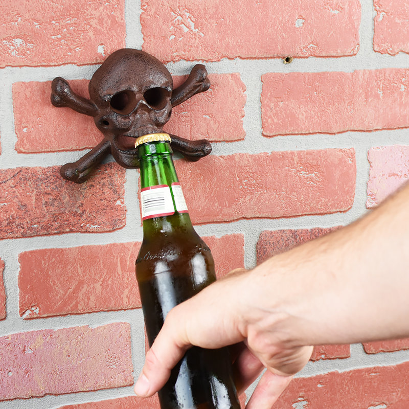 Pirate Skull Wall Mount Bottle Opener Beer Soda Top Haunted House Home Bar Decor Pirate Skull Wall Mount Bottle Opener Beer Soda Top Haunted House Home Bar Decor