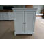 Rattan Storage Cabinet With Adjustable Partition
