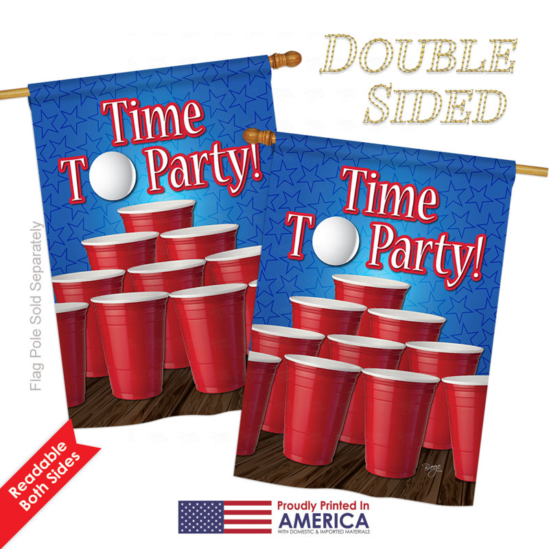 Double Sided Polyester, 40" H x 28" W