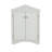 Grey Triangle Storage Cabinet With Adjustable Shelves - For Garage And Basement Modern For Home Organization